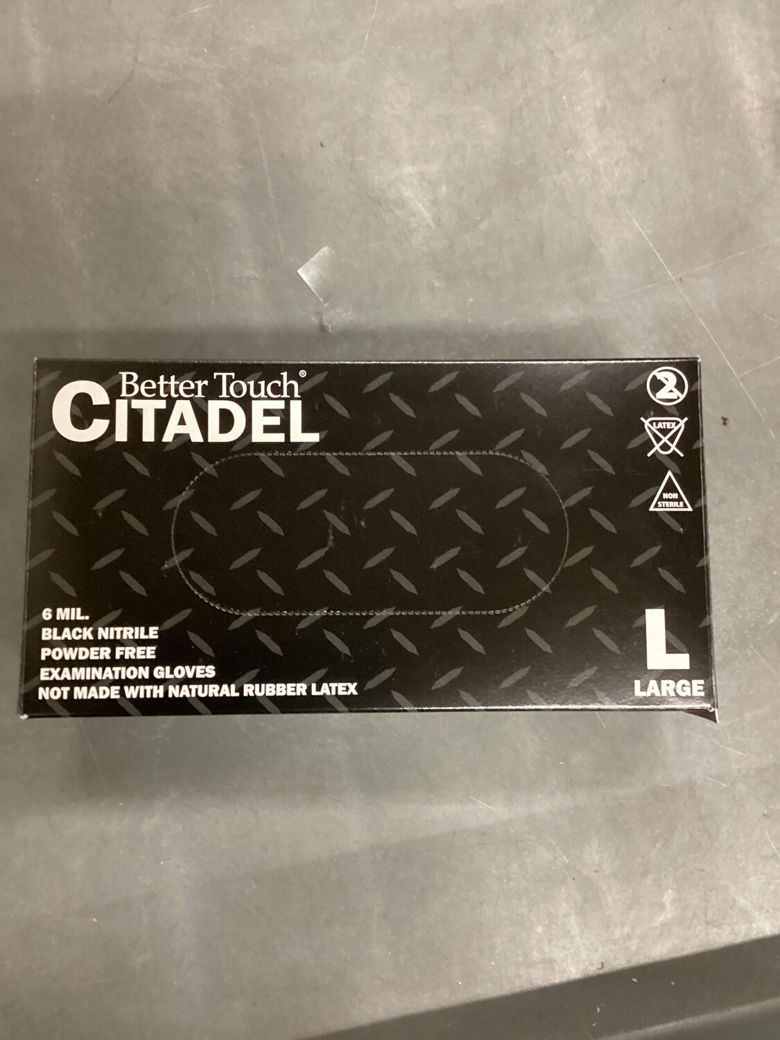 Glove Nitrile BLK LRG PF 6ML A1 Bremerton Stocks