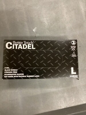 Glove Nitrile BLK LRG PF 6ML A1 Bremerton Stocks