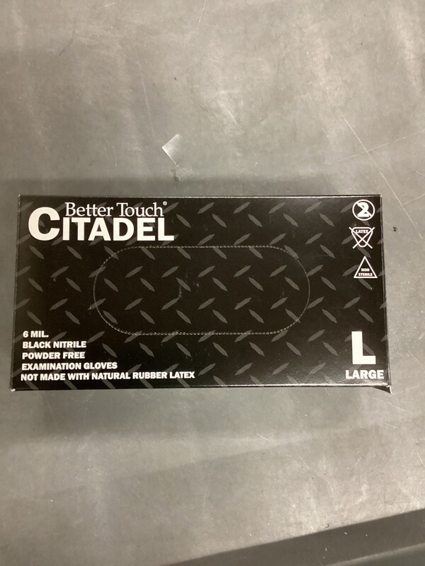 Glove Nitrile BLK LRG PF 6ML A1 Bremerton Stocks