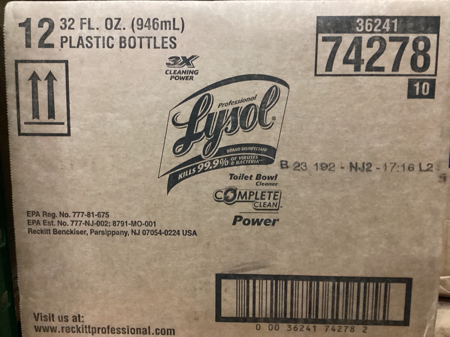 Lysol Toilet Bowl Cleaner BX