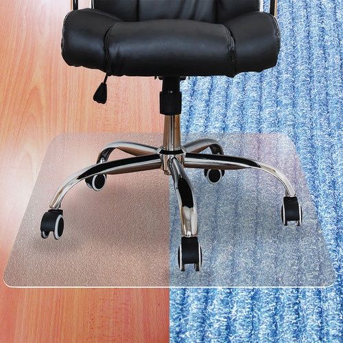 Ecotex Enhanced Polymer Rectangular Chair Mat with Anti-Slip Backing for Hard Floors - 48" x 60" - Hard Floor, Pile Carpet, Home, Office - 60" Length x 48" Width x 75 mil Depth x 75 mil Thickness - Re