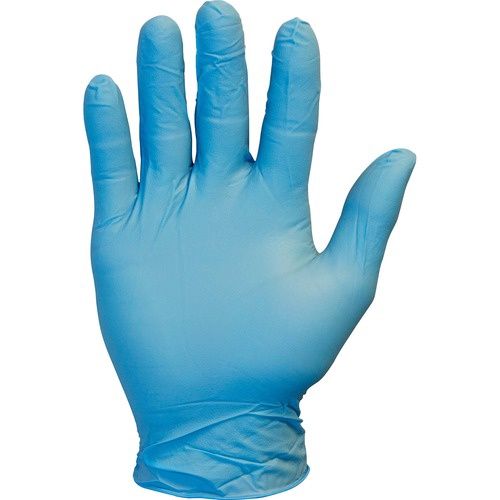 Safety Zone Powder Free Blue Nitrile Gloves Large