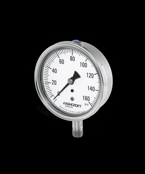 Ashcroft 35-1009-SW-02L-200# Type 1009 Stainless Steel Duralife Pressure Gauge 0-200 PSI