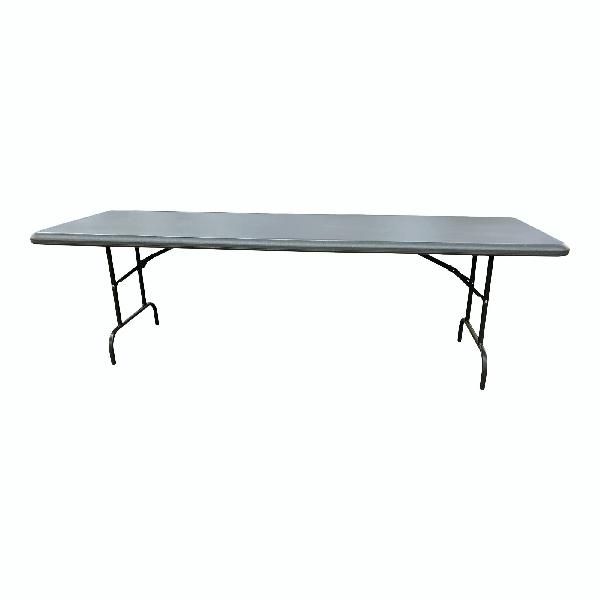 7105-01-724-3925 7105017243925 Government Only AbilityOne Rectangular Folding Table - 2000 lb Weight Capacity - 96" W x 29" H x 30" D - Charcoal Gray