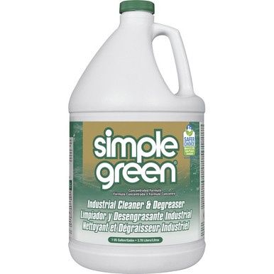Simple Green Industrial Cleaner/Degreaser - Concentrate - 128 fl oz (4 quart) - Original Scent - 1 Each - Non-toxic, Non-flammable, Non-alcohol, Pleasant Scent, Non-abrasive - White