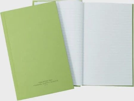 7530002223525 Book Record Green 8 x 10 Bremerton Stocks Whidbey Stocks