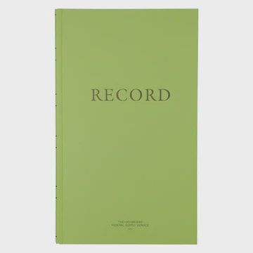 7530002868363 Book Record Green 14x8.5 Bremerton Stocks Whidbey Stocks