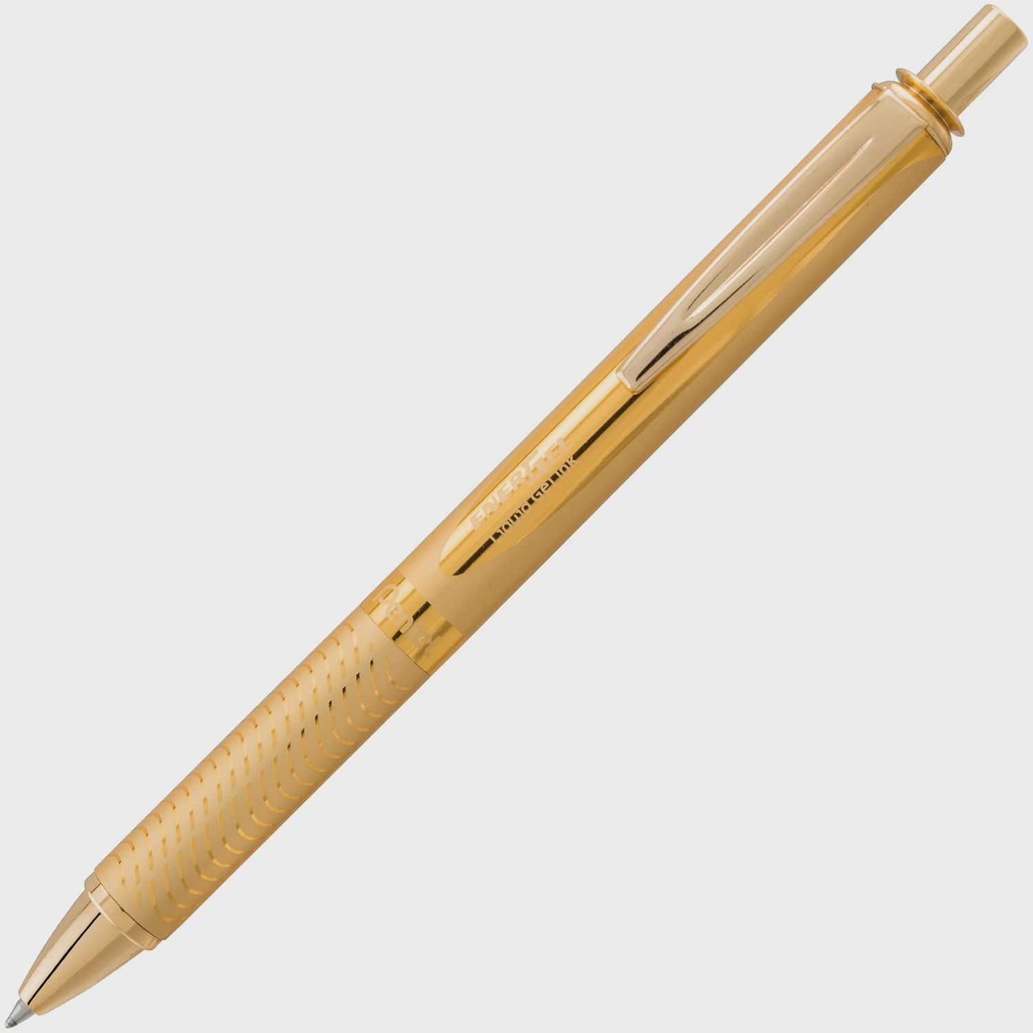 12707 - EnerGel Alloy Gold Barrel Premium Retractable Liquid Gel Pen, 0.7mm Medium Line, Black Ink, 1 Pen 4.3 stars out of 47 reviews (4.3)| 47 ratings