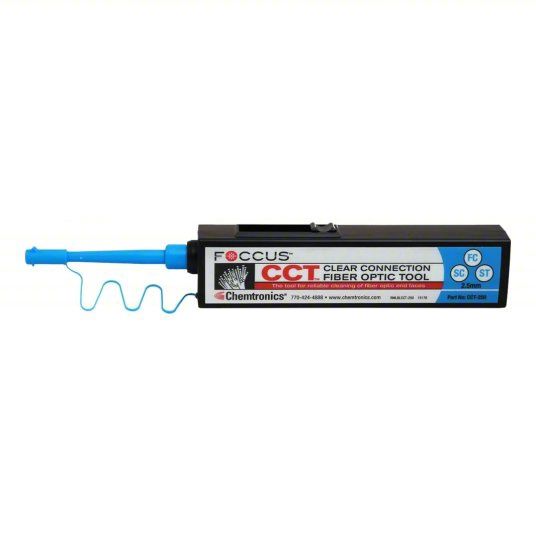 cct-250 CHEMTRONICS Fiber Connector Cleaner: FC/SC/ST, FOCCUS™ MX Precision Cleaning Pen, Straight, One-Push