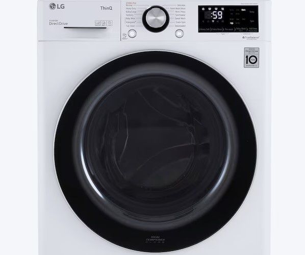 WM1455HWA - LG Stackable Steam Cycle Smart Compatible Extra small Front-Load Washer ( White ) ENERGY STAR