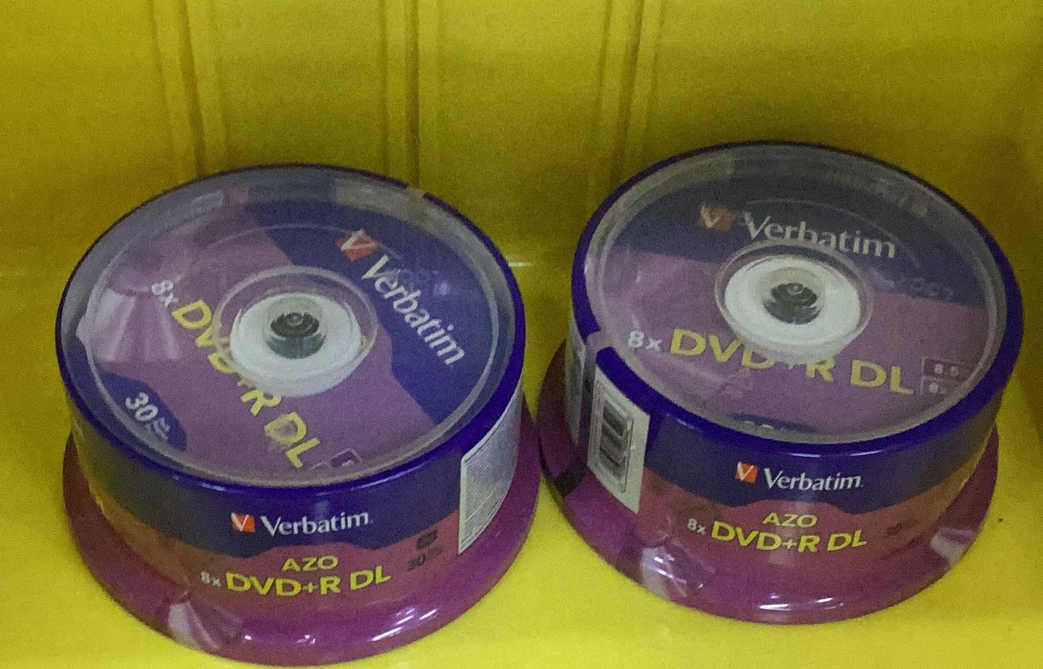 Verbatim 96542 DVD Recordable Media - DVD+R DL - 8x - 8.50 GB - 30 Pack Spindle - 120mm - Double-layer Layers - 4 Hour Maximum Recording Time