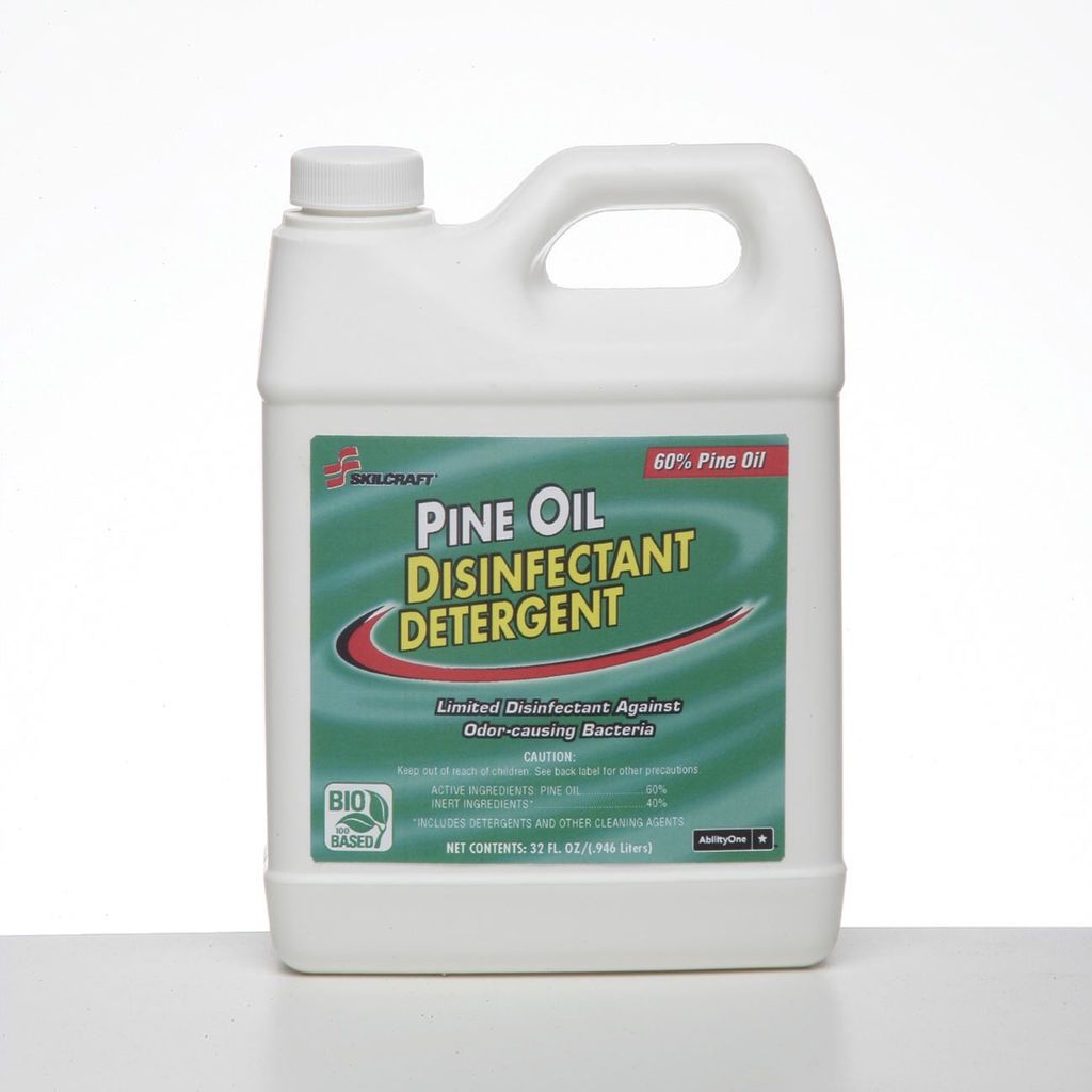 ABILITYONE 6840006877904 6840-00-687-7904 Disinfectant, Detergent, General Use, BioBased, Concentrate, 60% Pine Oil, Quart Bottles