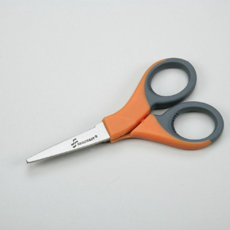ABILITYONE 5110012414376 5110-01-241-4376  Scissors, Pocket, Stainless Steel, 5-1/4" Length 12 EA
