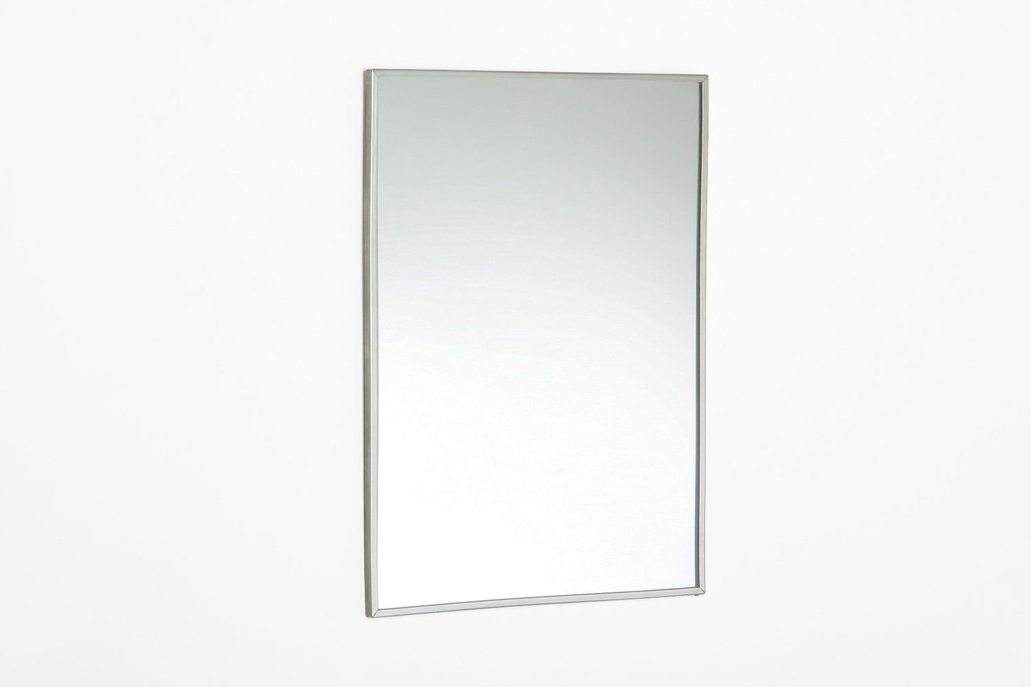 ABILITYONE 7105001334846 7105-00-133-4846  Mirror, Stainless Steel Frame, 16" x 22" 4 EA