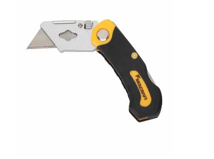 ABILITYONE 5110-01-719-4844 5110017194844 General Purpose Folding Utility Knife Nylon Handle - Comfort Grip - 6-1/8" Long