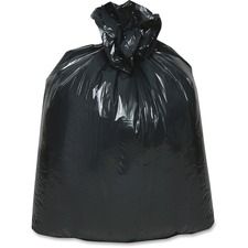 Berry Reclaim Heavy-Duty Recycled Can Liners - Small Size - 16 gal Capacity - 33" Length x 24" Width x 0.75 mil (19 Micron) Thickness - Black - Resin - Recycled - 500 / Carton