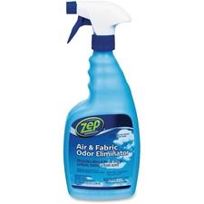 Zep Air and Fabric Odor Eliminator - Spray - 32 fl oz (1 quart) - Blue Sky - 12 / Carton