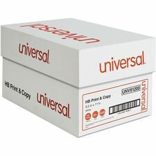 Universal High-Bright Multi-Purpose Paper - Letter - 8 1/2" x 11" - 20 lb Basis Weight - Smooth - High Brightness, Printable - White - 500 Sheets per Ream - 10 Ream/Carton - 40 / Pallet