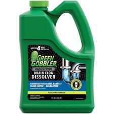 Green Gobbler Industrial Drain Clog Dissolver - For Toilet, Sink, Shower, Tub, Multipurpose - Gel - 64 fl oz (2 quart) - Recommended For: Hair Remover, Grease Remover, Paper Remover, Hard Water Deposi