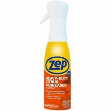 Zep Heavy Duty Citrus Degreaser - For Multipurpose - Ready-To-Use - Aerosol, Spray, Liquid - 16 fl oz (0.5 quart) - Citrus, Solvent Scent - Heavy Duty, Bleach-free, Deodorize, VOC-free - Clear - 1 Eac
