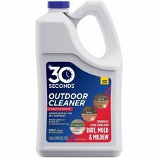 30 SECONDS Outdoor Cleaner - For Outdoor, Deck, Concrete, Brick, Multipurpose - Concentrate - 128 fl oz (4 quart) - Recommended For: Mold Remover, Mildew Remover, Dirt Remover, Grime Remover, Stain Re