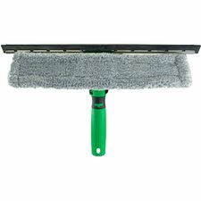 Unger Visa Versa Pro Complete - 18" Length - Hook &amp; Loop Fastener, Reusable, Comfortable, Non-slip Grip, Non-slip Handle, Washable, Ergonomic Design, Light Weight, Comfort Grip - Green - 1Each