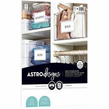 Wausau Paper Sticker Paper - Laser, Inkjet - White - For Label Printer - 15 / Pack