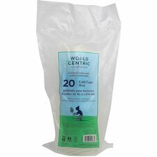 World Centric Cup - 16 fl oz - Clear - Plastic, Polylactic Acid (PLA) - Cold, Beverage, Iced Coffee, Smoothie, Iced Tea, Cold Drink, Cafe, Restaurant, Deli - 20 / Pack