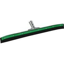 Unger AquaDozer 36" Heavy Duty Curved Floor Squeegee - 36" Rubber Blade - 3.1" Height x 5.9" Width x 35.8" Length - Heavy Duty, Durable, Sturdy - Black, Green - 1Each