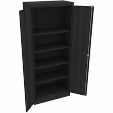 Tennsco Standard-Size Storage Cabinet - 30" Width x 15" Depth x 72" Height - 4 x Shelf(ves) - Standard Door(s) - Welded, Reinforced Door, Heavy Duty, Hinged Door, Locking System, Ventilated, Locking H