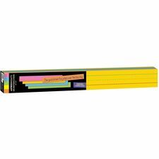 Astrobrights Ruled Handwriting Strips - Skill Learning: Classroom, Handwriting, Mathematics, Sight Words, Vocabulary, Spelling, Number - 100 / Pack