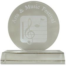 Xstamper Infinity Acrylic Award - - LengthLaser Compatible - Assorted - Acrylic - 1 Each