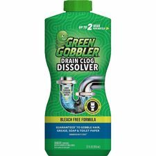 Green Gobbler Drain Clog Dissolver - For Drain, Toilet, Tub, Sink, Multipurpose - Liquid - 31 fl oz (1 quart) - Recommended For: Clog Remover, Soap Scum Remover, Organic Matter Remover, Grease Remover