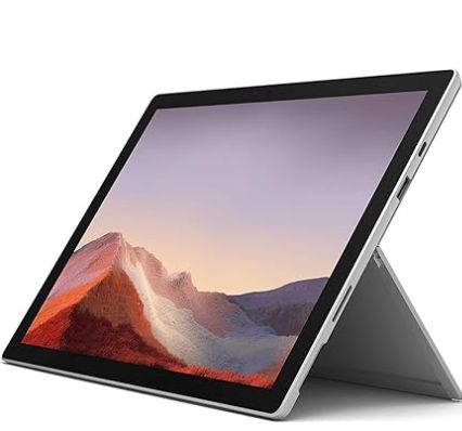 Microsoft Surface Pro 7 12.3in Intel Core i5 10th Gen 8GB RAM 128GB SSD Platinum (Renewed)