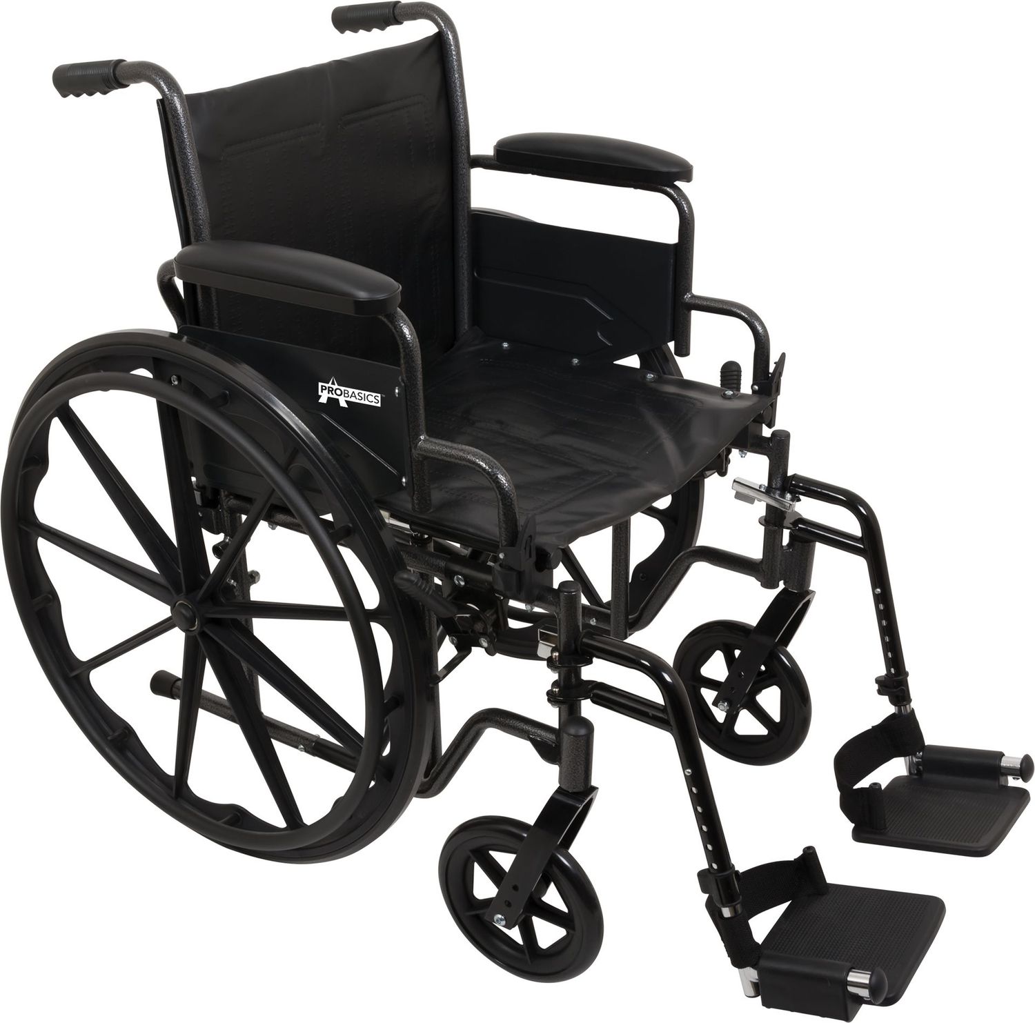 ProBasics Standard Wheelchair with 16" x 16" Seat and Swing-Away Footrests