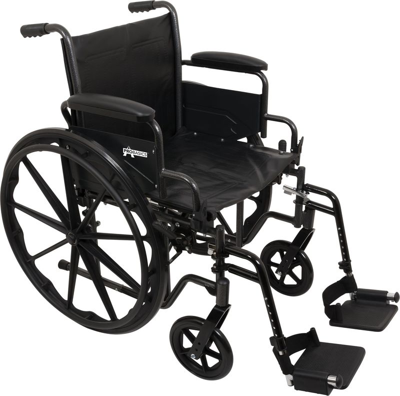 ProBasics Standard Wheelchair with 16" x 16" Seat and Swing-Away Footrests
