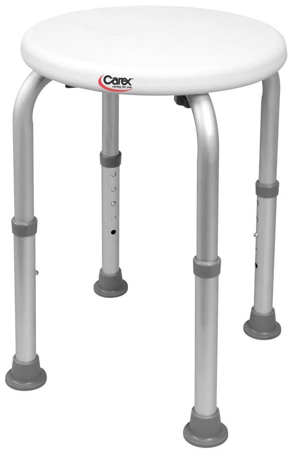 Carex Compact Shower Stool 250 lbs. Weight Capacity # FGB600TF