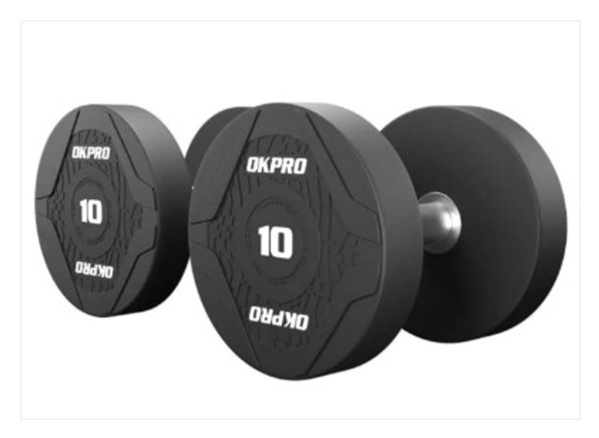 Dumbbell emborrachado de 48 kg