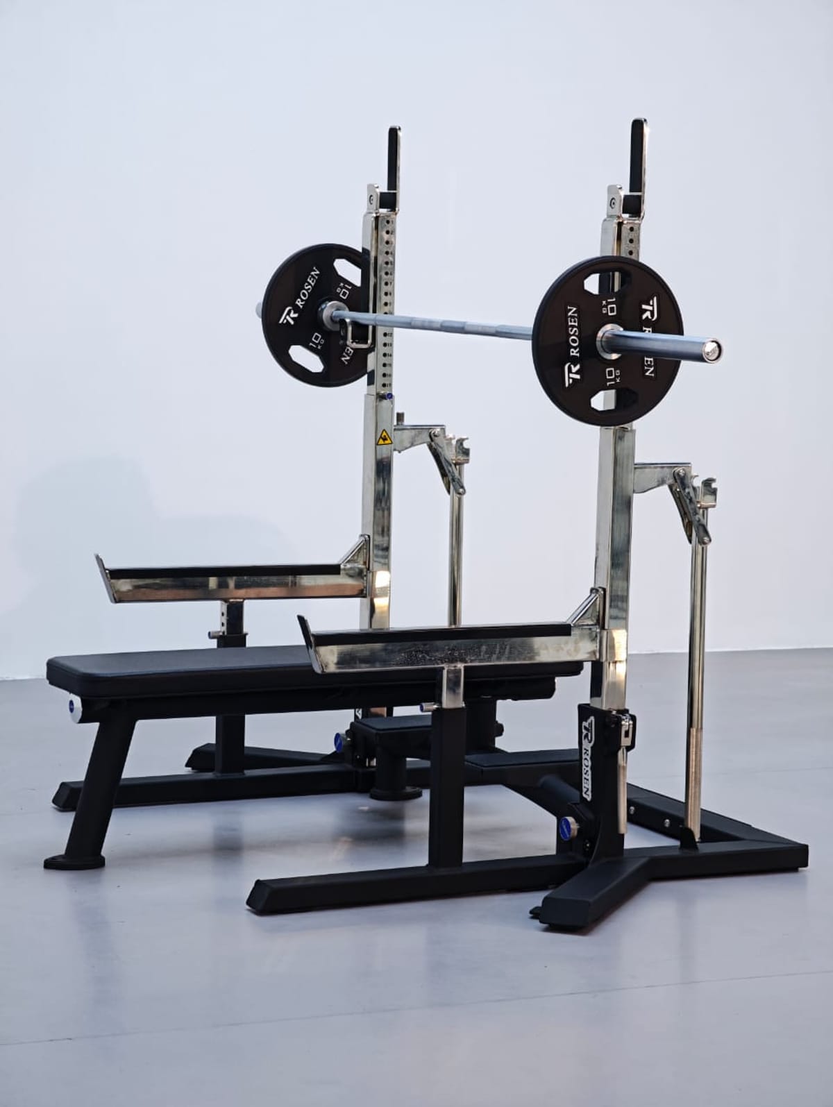 Banco de Supino Competition com Hack de Agachamento 