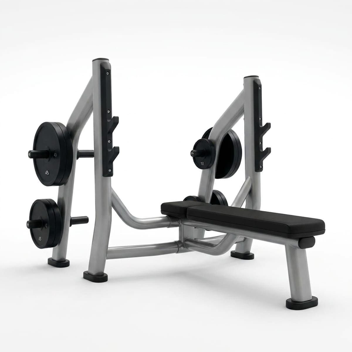 Banco de Supino Reto com Anilheiro Forge Series Banco de Supino Reto com Anilheiro Forge Series