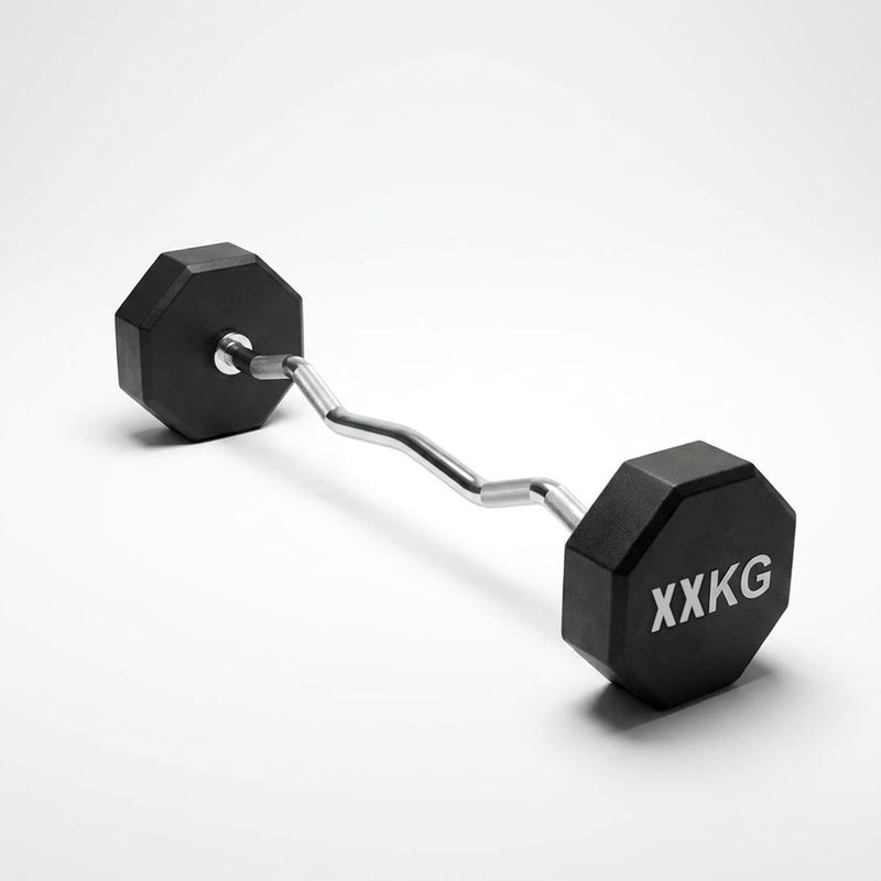 Barra W Montada de 25 kg