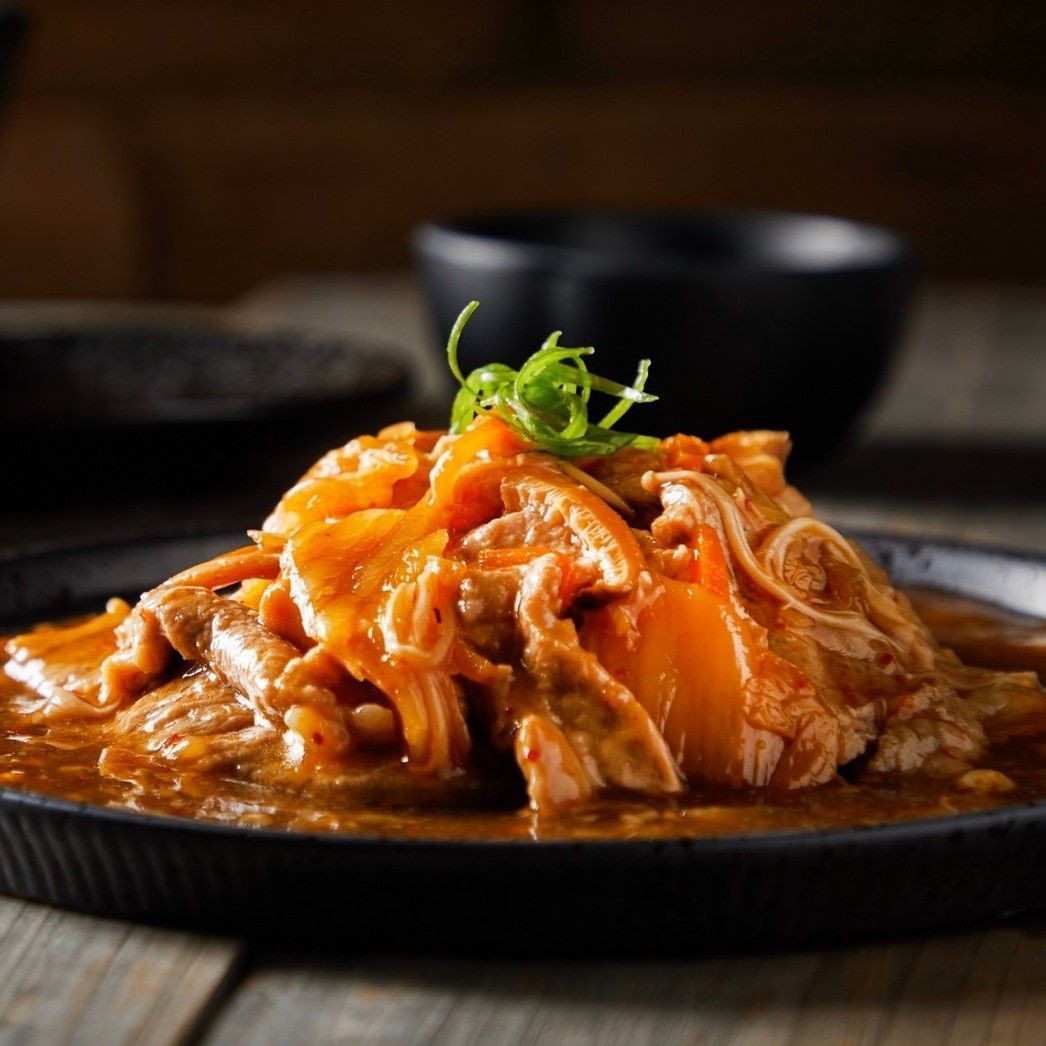 韓式泡菜燒珍肉(小辣)