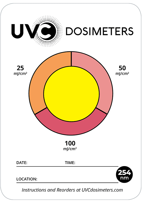 UVC 254 TRI Card - Cost per box - pouches available select below.