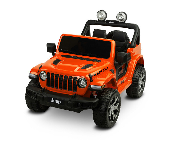 Elektrisch Off-Road Voertuig Jeep Rubicon Oranje