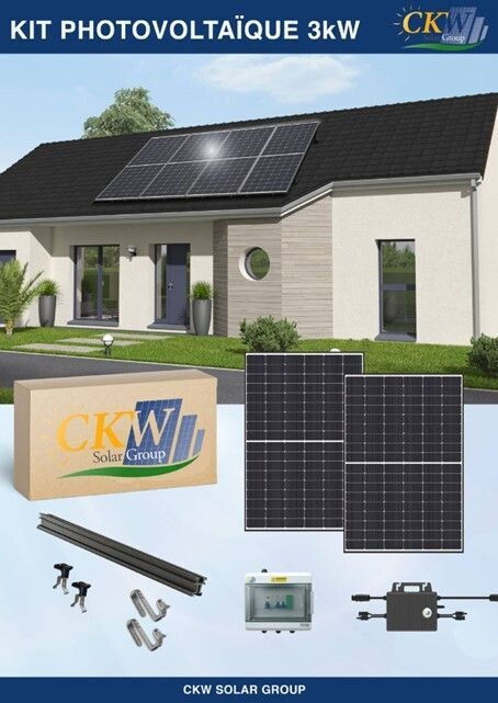 kit solaire autoconsommation 3kwc (tuiles)