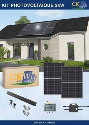 kit solaire autoconsommation 3kwc (tuiles)