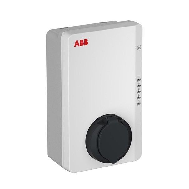 Chargeur AC Terra Wallbox Type 2 - P 22kW, prise avec volet, triphasé/32A - Lecteur RFID - Modem 3G