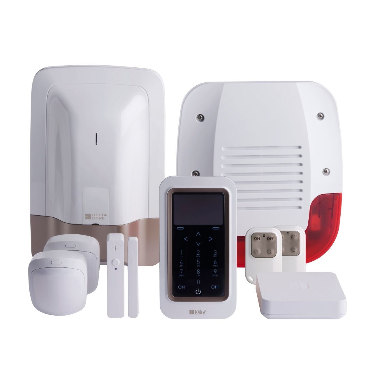 Pack Alarme Sans Fil Connecté - Sécurité et Simplicité d’utilisation