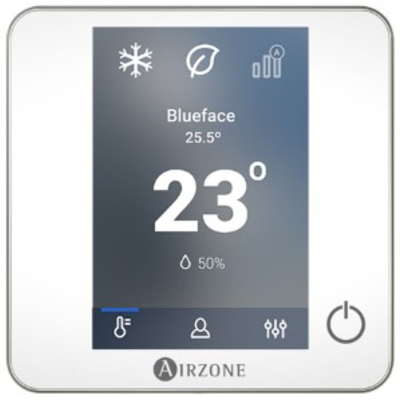 Thermostat Blueface Airzone Couleur Blanc Filaire
