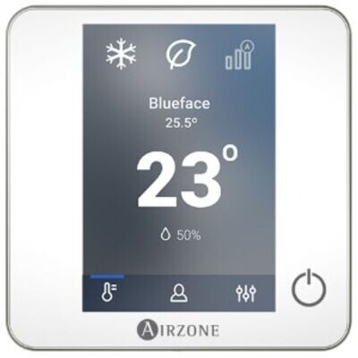 Thermostat Blueface Airzone Couleur Blanc Filaire